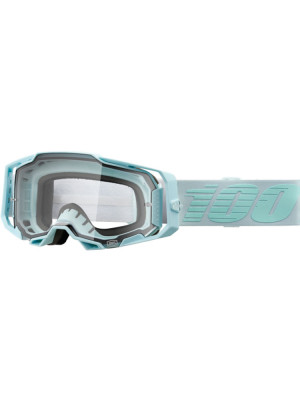 Gogle motocyklowe 100% Armega Fargo z przezroczystą szybką, szare