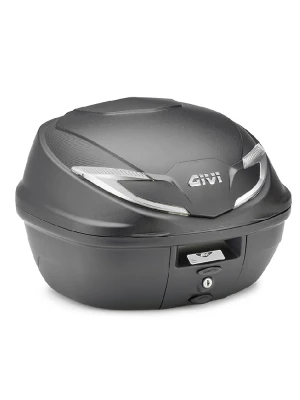 Kufer centralny GIVI Monolock B39NT Tech czarny ze srebrnymi odblaskami [płyta montażowa w zestawie; poj.: 39l]