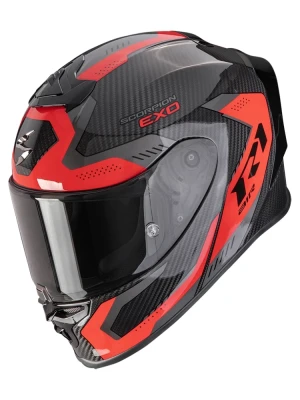 Kask integralny Scorpion EXO-R1 EVO Carbon Air Propel czarno-czerwony
