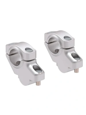 Podwyższenie kierownicy Hepco&Becker Honda NT 1100 (22-24) [30 mm w górę, 21 mm w tył] srebrne
