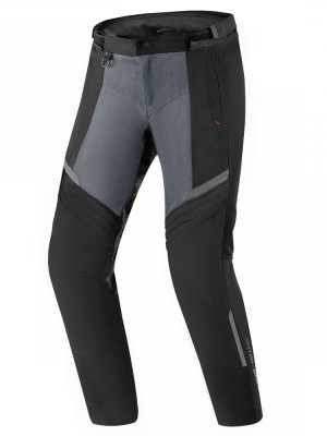 Spodnie motocyklowe damskie tekstylne Shima Rush 2.0 Vent czarno-różowe