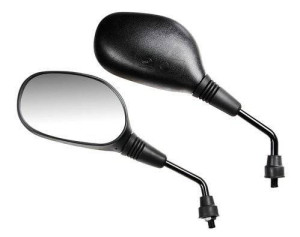 Lusterka Lampa Trac mocowane na kierownicy [para; M10 x 1.25]