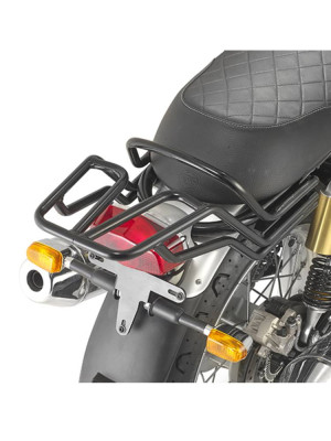 Stelaż GIVI pod kufer centralny Monolock do modelu Royal Enfield Interceptor 650 (19-) / Continental GT 650 (20-) czarny połysk