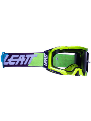 Gogle motocyklowe z przyciemnianą szybą Leatt Velocity 5.5 żółte-fluo