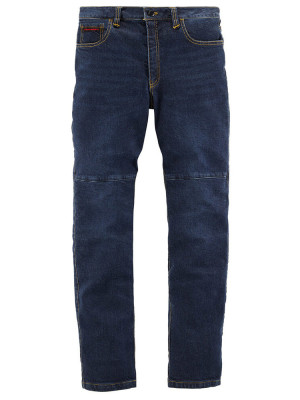 Jeansy motocyklowe Icon Uparmor niebieskie