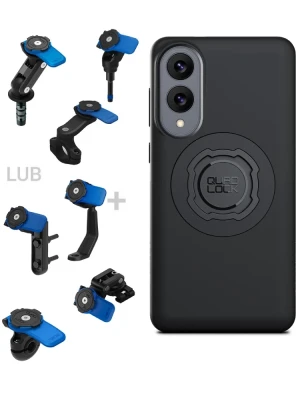 Zestaw na motocykl: etui MAG na telefon Samsung Galaxy S25 Edge (magnetyczne) + mocowanie Quad Lock