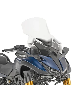 Szyba motocyklowa Kappa przezroczysta Yamaha Niken (19-23) [mocowanie w zestawie]