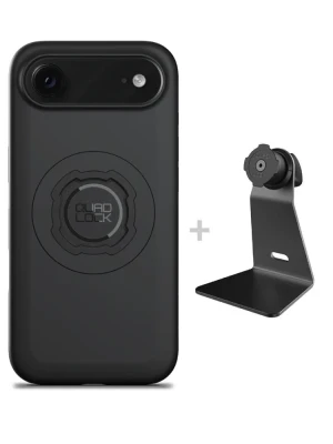 Zestaw na biurko: etui MAG na telefon iPhone 17 Air (magnetyczne) oraz uchwyt Quad Lock
