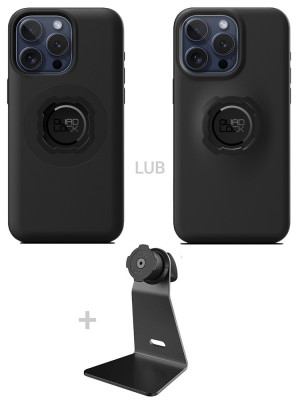 Zestaw na biurko: etui na telefon iPhone 16 Pro Max + uchwyt Quad Lock