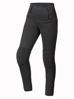 Jeansy motocyklowe damskie Büse Leggings M11 czarne