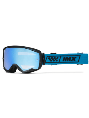 Gogle motocyklowe iMX Endurance Race niebiesko-czarne matowe