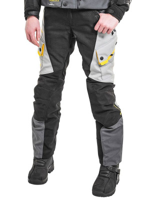 Spodnie motocyklowe damskie tekstylne Touratech Companero Summer Traveller szare