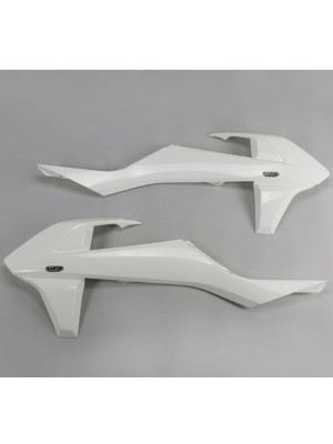 Osłony chłodnicy UFO do KTM SX / EXC / SX-F / EXC-F (16-19) białe
