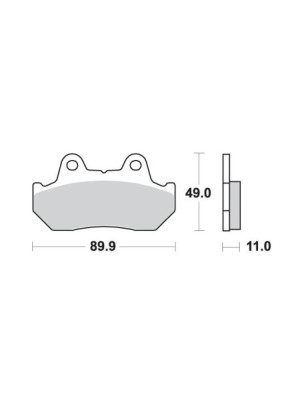KLOCKI HAMULCOWE SBS 542 HS