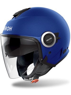 Kask otwarty Airoh Helyos niebieski matowy