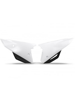 Osłony boczne tylne UFO do Honda CRF 450R / 450RX (21-) / 250R / 250RX (22-) białe