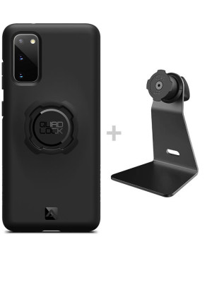 Zestaw na biurko: etui na telefon Samsung Galaxy S20 oraz uchwyt Quad Lock