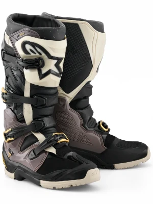 Buty enduro Alpinestars MX Tech 7 Enduro Drystar czarno-szaro-złote