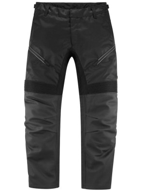 Spodnie motocyklowe skórzane Icon Contra 2 czarne