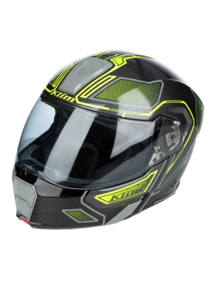 Kask szczękowy Klim GT1 Expedition Encrypted czarno-szaro-żółty