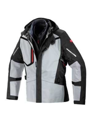 Kurtka motocyklowa tekstylna Spidi Mission-T H2Out czarno-szara