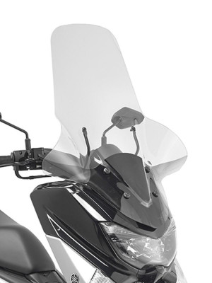 Szyba do skutera Kappa Yamaha N-Max 125/ 155 (15-20) przezroczysta [mocowanie w zestawie]