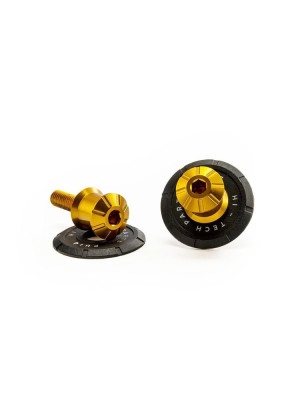 Rolki wahacza PUIG do motocykli BMW S1000 / Ducati Multistarda 950 / Honda / Kawasaki / Suzuki/Triumph Tiger (M8 - złote PRO)