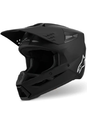 Kask enduro Alpinestars SM3 Solid czarny-matowy