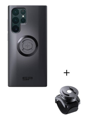 Zestaw: etui na telefon Samsung Galaxy S22 Ultra + uchwyt na rzep SPC+ SP Connect