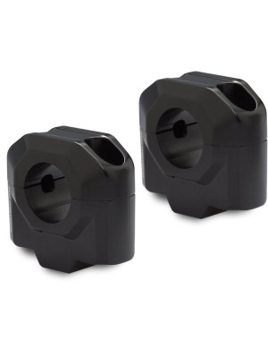 Zestaw podwyższający kierownicę SW-MOTECH Aprilia, CF Moto, Honda, Benelii, KTM, Suzuki, Yamaha (wybrane modele) [H: 30mm] czarny
