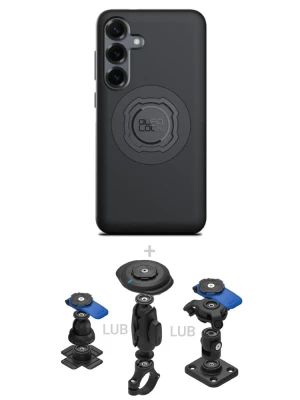 Zestaw 360 Quad Lock: etui MAG na telefon Samsung Galaxy S25+ (magnetyczne) + wybrane komponenty