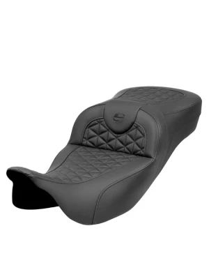 Kanapa motocyklowa dla kierowcy i pasażera Saddlemen Roadsofa Tri-Gripper Extended Reach Harley Davidson (wybrane modele) (08-24) czarna