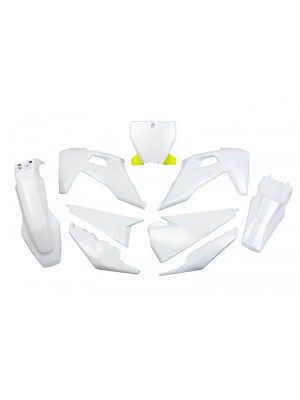 Komplet plastików UFO do Husqvarna TC 125/250, FC 250/350/450 (19-22) biały