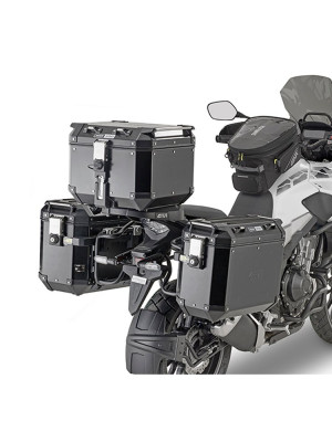 Stelaż kufrów bocznych Monokey Cam-Side GIVI PL One-Fit Honda CB 500 X (19-23)/ NX 500 (24-) [mocowany do stelaża centralnego]