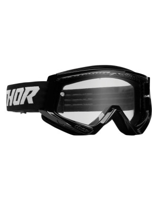 Gogle motocyklowe Thor Combat Racer czarno-białe