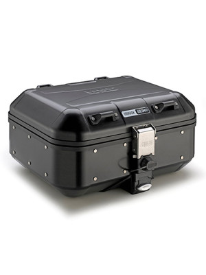 Aluminiowy kufer centralny GIVI Trekker Dolomiti Monokey DLM30B [Black Line; pojemność: 30 litrów]