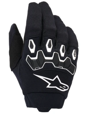 Rękawice cross dziecięce Alpinestars MX Full Bore V2 czarno-białe