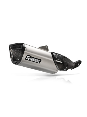 Tłumik motocyklowy Slip-On Line [Titanium + Carbon] Akrapovič Suzuki V-Strom 800 (24-)/ DE (23-)