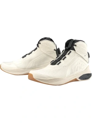 Buty motocyklowe Icon Hooligan AF CE białe