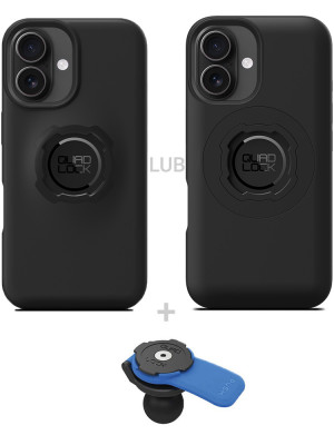 Zestaw: etui na telefon iPhone 16 oraz uchwyt kulowy Quad Lock