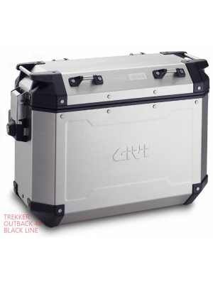 Kufer boczny aluminiowy prawy Givi Trekker Outback 37 [poj.: 37l; egzemplarz powystawowy]