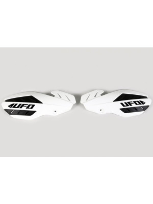 Osłony rąk (handbary) UFO do Kawasaki KXF 250 (13-20), KXF 450 (13-18) białe
