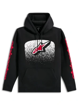 Bluza z kapturem Alpinestars Obsessed czarno-czerwona