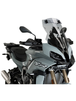 Szyba motocyklowa turystyczna z deflektorem PUIG BMW S1000 XR (20-)/ M1000X (24-) lekko przyciemniana