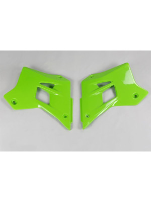 Osłony chłodnicy UFO do Kawasaki KDX 200 (95-18) zielone