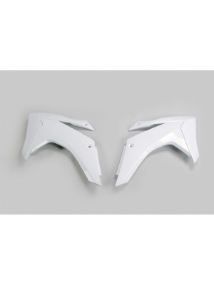 Osłony chłodnicy UFO do Hondy CRF 230 (15-21) białe