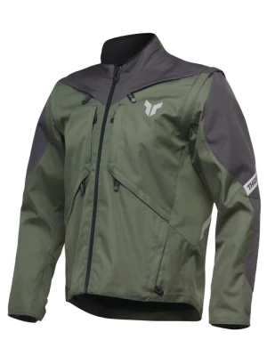 Kurtka enduro Thor Terrain zielono-szara