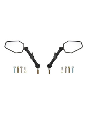 Zestaw lusterek motocyklowych Double Take Mirror 2.0 Adventure z zestawem montażowym [ramię 15.2 cm]