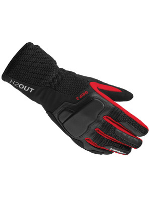 Rękawice motocyklowe damskie Spidi Grip 3 H2Out czarno-czerwone