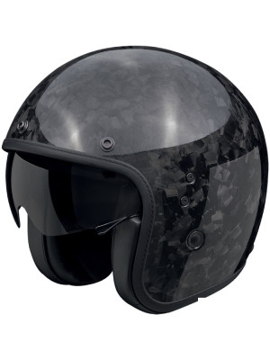 Kask otwarty Scorpion Belfast Evo Onyx Carbon czarny